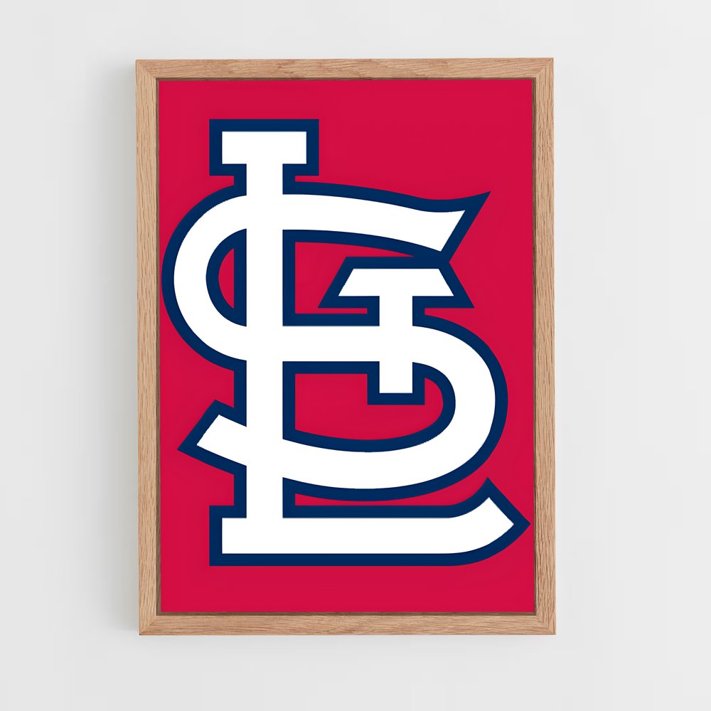 Poster louis de cardinals – affiche Baseball (vue 4)